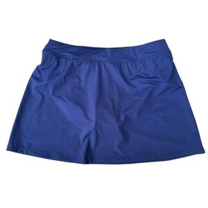 NWOT Lands’ End Swim Skirt Skort Navy 6